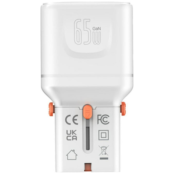 Пътна зарядна 4smarts Nomad Pocket 65W, бяла