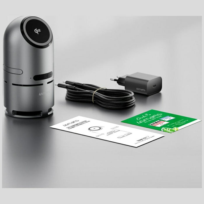 Зарядна станция 4smarts 4smarts ChargeBot Sound Qi2, сива