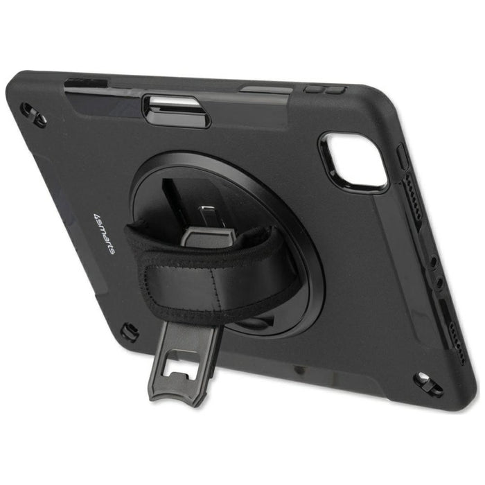Твърд калъф 4smarts Rugged Case Grip с държач за iPad Air 11" M2 2024 / M3 2025 / M4 2026 / iPad Pro 11 (1.Gen./2.Gen./3.Gen./4.Gen.)