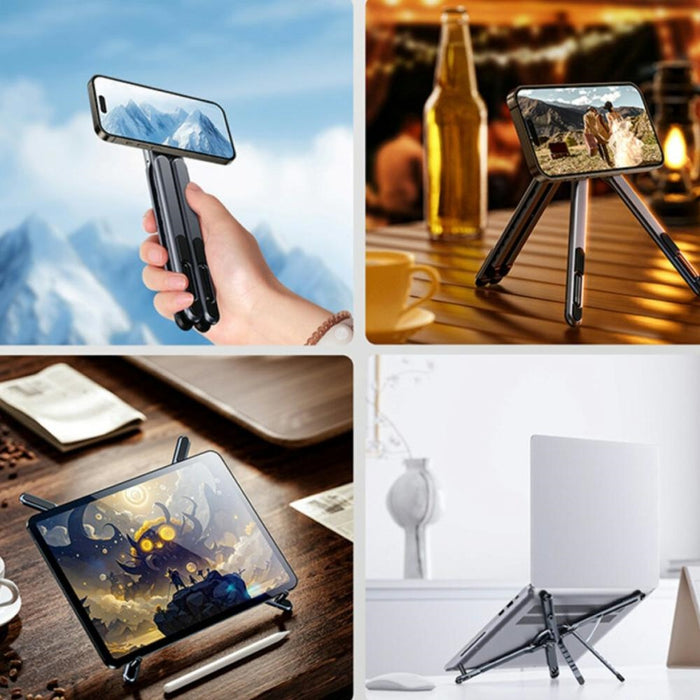 Стойка 4smarts 4smarts за лаптоп/таблет/смартфон, съвместима с MagSafe, космическо сиво