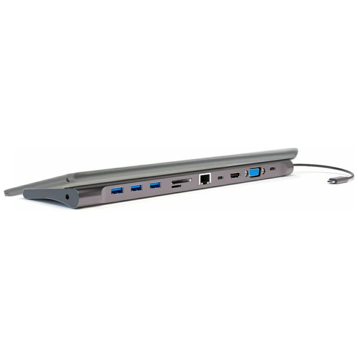 Стойка за лаптоп 4smarts HUB с 4smarts 11w1 HDMI/VGA/2xUSB-C/3xUSB-A/RJ45/SD/MMC/MicroSD/TF/AUX