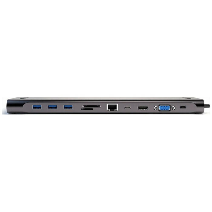 Стойка за лаптоп 4smarts HUB с 4smarts 11w1 HDMI/VGA/2xUSB-C/3xUSB-A/RJ45/SD/MMC/MicroSD/TF/AUX