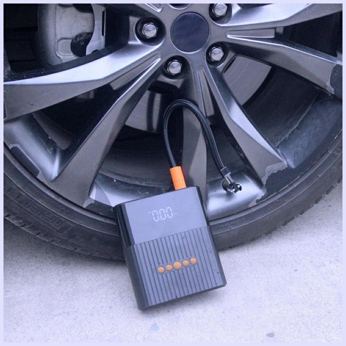Powerbank 4smarts Jump Starter PitStop+ с компресор и фенерче, черен