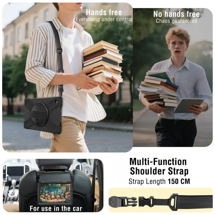 Твърд калъф 4smarts Rugged Case Grip с държач за Samsung Galaxy Tab A11