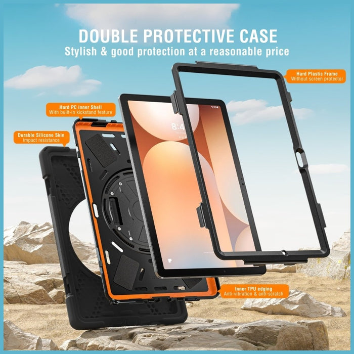 Твърд калъф 4smarts Rugged Case Grip с държач за Samsung Galaxy Tab A11