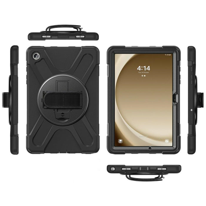 Твърд калъф 4smarts Rugged Case Grip с удържател за Samsung Galaxy Tab A9+