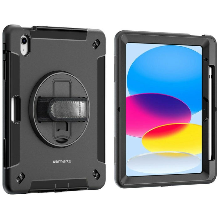 Твърд калъф 4smarts Rugged Case Grip с захват за iPad 11" (A16, 2025) / iPad 10.9" (10.Gen.)