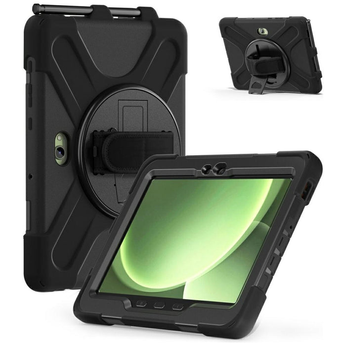 Твърд калъф 4smarts Rugged Case Grip с държач за Samsung Galaxy Tab Active Pro / Pro / Pro, черен