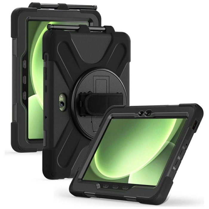 Твърд калъф 4smarts Rugged Case Grip с държач за Samsung Galaxy Tab Active Pro / Pro / Pro, черен