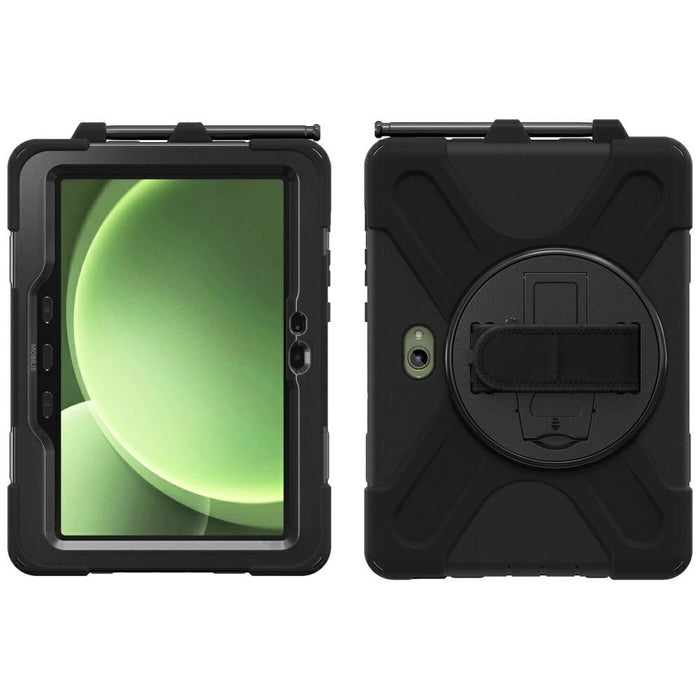 Твърд калъф 4smarts Rugged Case Grip с държач за Samsung Galaxy Tab Active Pro / Pro / Pro, черен