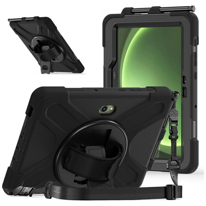 Твърд калъф 4smarts Rugged Case Grip с държач за Samsung Galaxy Tab Active Pro / Pro / Pro, черен