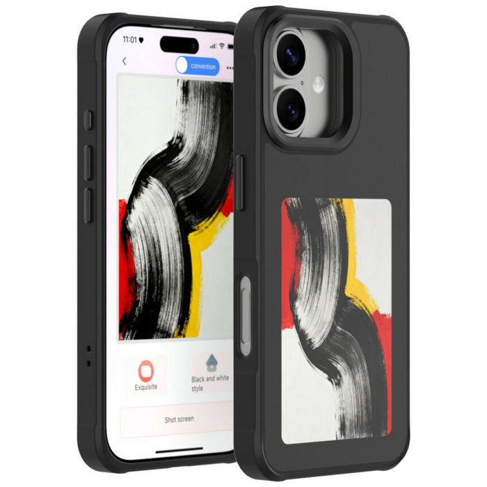 Калъф 4smarts E-Ink с дисплей и Qi2 за iPhone 17, черен