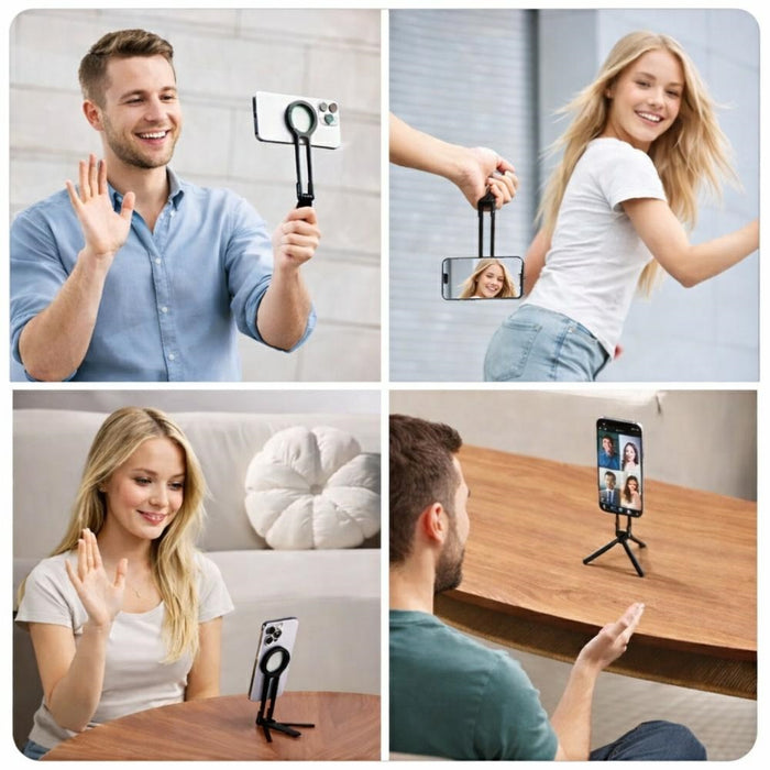 Магнитна държачка 4smarts 4smarts за selfie stick tripod, черна