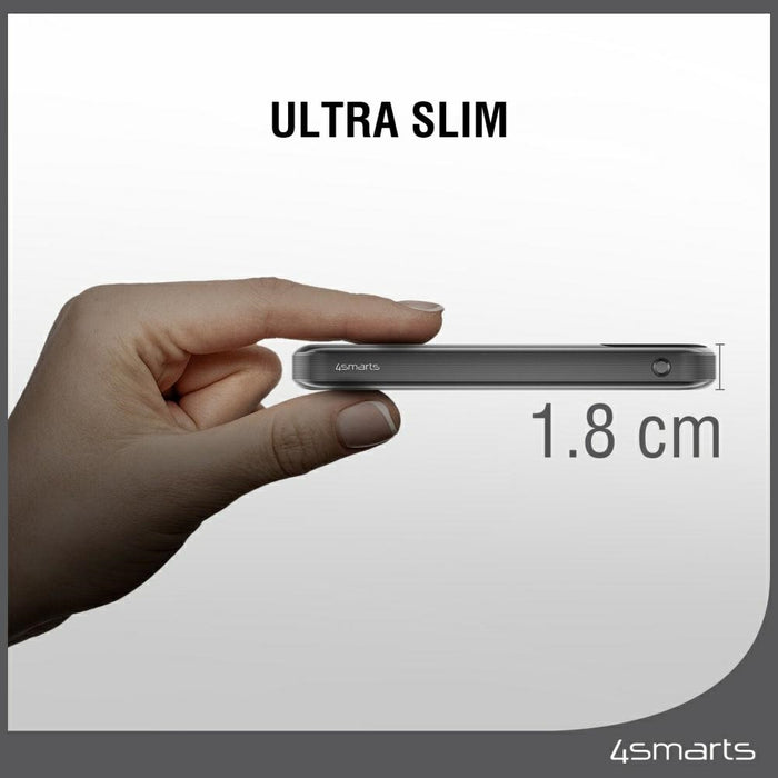 4smarts Power Bank Enterprise Slim 20000mAh 122.5W, space grey