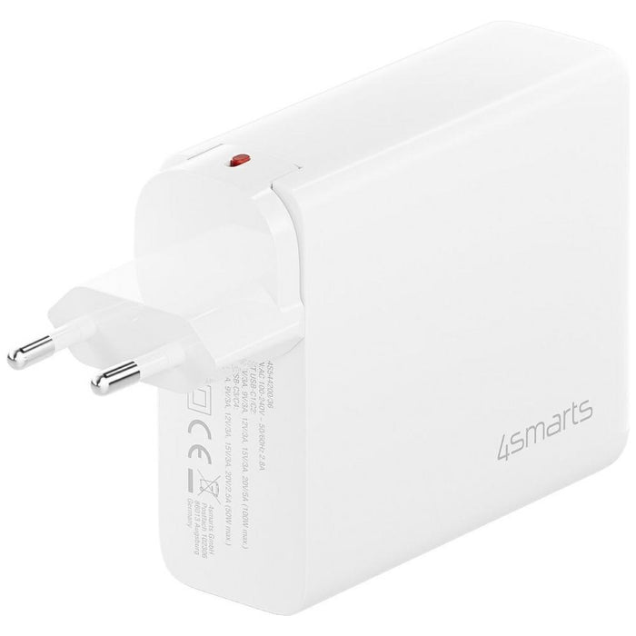 Зарядно 4smarts GaN Flex Pro Travel 4 портов, бяло