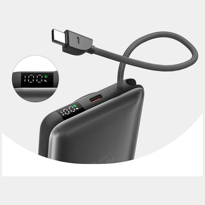 4smarts Enterprise Pocket bezprzewodowy powerbank 22.5W Qi2, сив