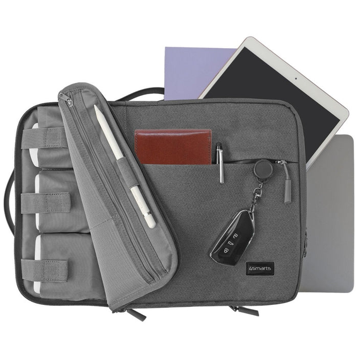 Чанта за лаптоп 4smarts 4smarts AirCushion Multi Sleeve 15", сива