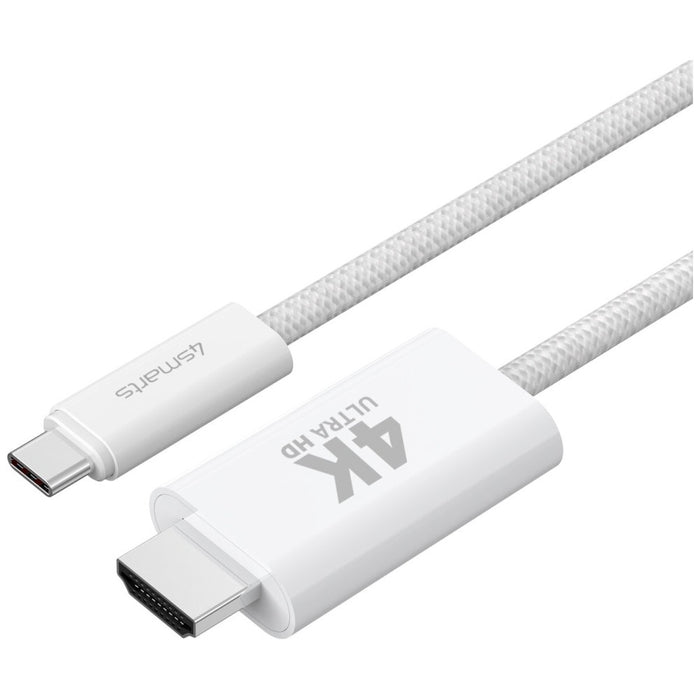 Кабел 4smarts за HDMI 2 м, бял