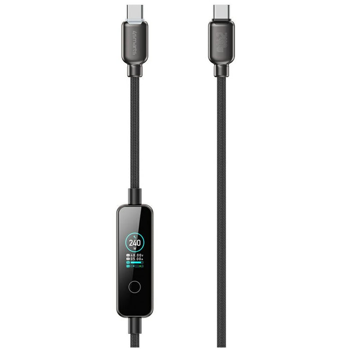 Кабел 4smarts ScreenCord 1.2 м, черен
