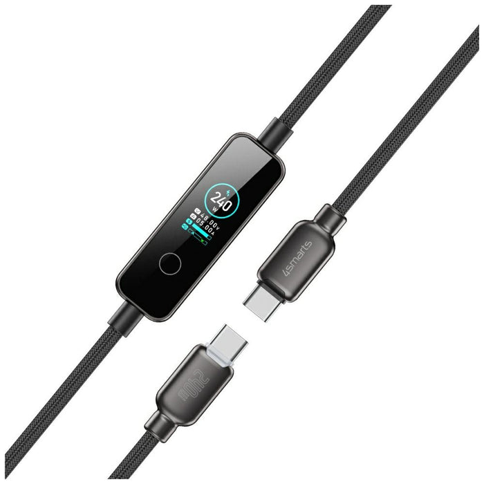 Кабел 4smarts ScreenCord 1.2 м, черен