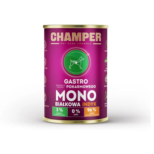 CHAMPER Gastro Monoprotein Pueke - мокра храна за кучета