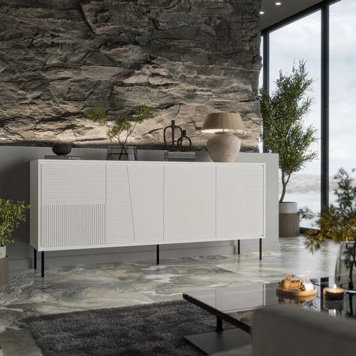 4D ABI скрин 200x45x88 бял мат