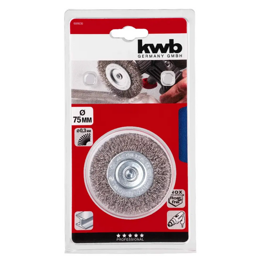 ТЕЛЕНА ЧЕТКА 75ММ KWB