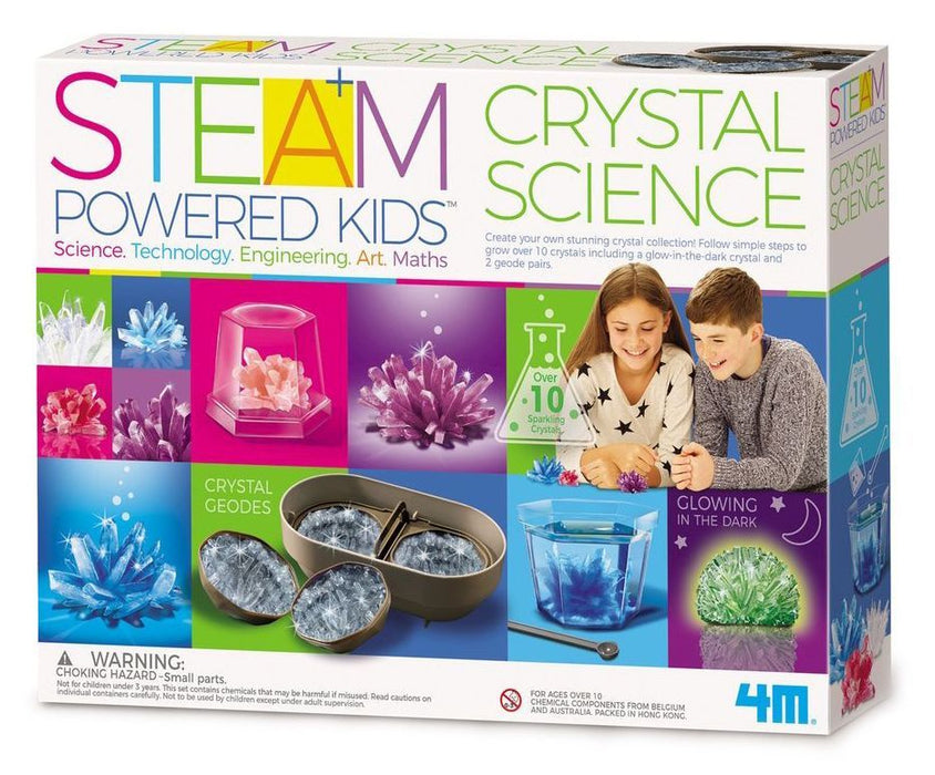 Творчески комплект 4M Steam Powered Kids - Наука за кристалите