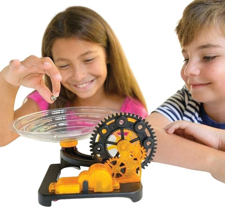 Игрален комплект 4M Kidz Labs - Електрическа писта за мраморни топчета