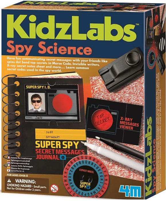 Научен комплект 4M Kidz Labs - Детективска наука, тайни съобщения
