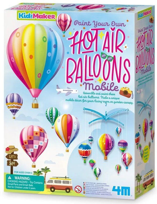 Комплект за декорация 4M - Направи и оцвети, Летящи балони