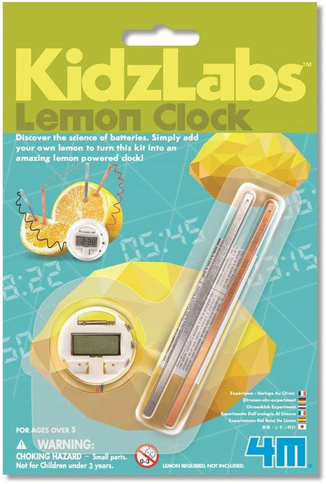 Научен комплект 4M Kidz Labs - Лимонов часовник
