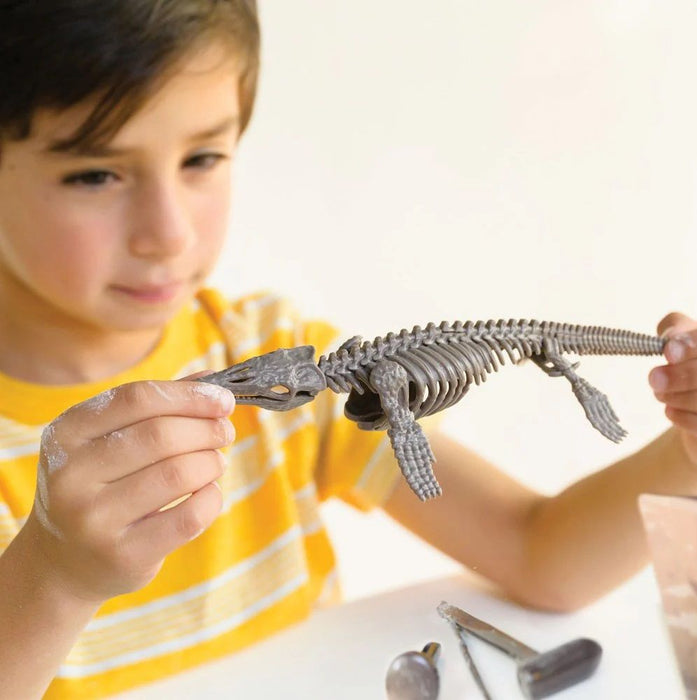 Научен комплект 4M KidzLabs - Изкопай скелет, мозазавър