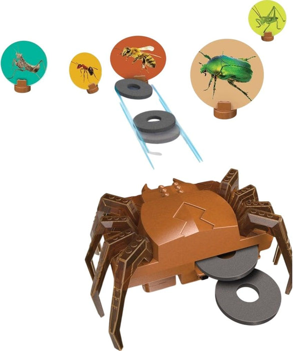 Интерактивна играчка 4M KidzRobotix - Паяк-робот дискоизстрелвач