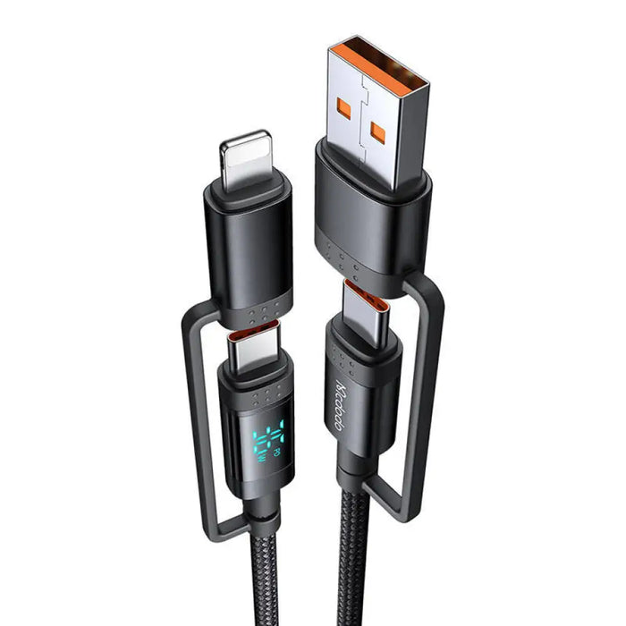 4в1 кабел McDodo USB-C/A - USB-C/Lightning CA-1990 1.2m