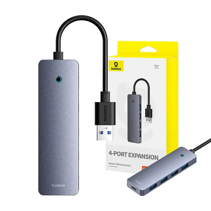 4в1 хъб Baseus UltraJoy Lite 15cm USB - A към 4x USB