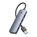 4в1 хъб Baseus UltraJoy Lite 15cm USB - A към 4x USB