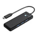 4в1 хъб Orico USB - A 3.0 x3 + TF/SD x1