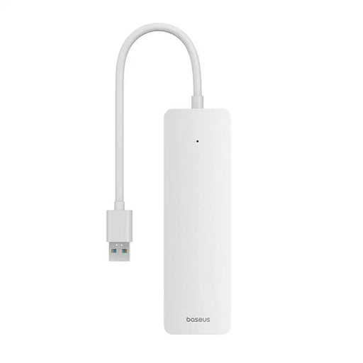 4в1 хъб Baseus UltraJoy Lite USB-A към USB 3.0 15cm бял
