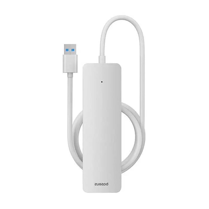 4в1 хъб Baseus UltraJoy Lite USB-A към USB 3.0 1m бял