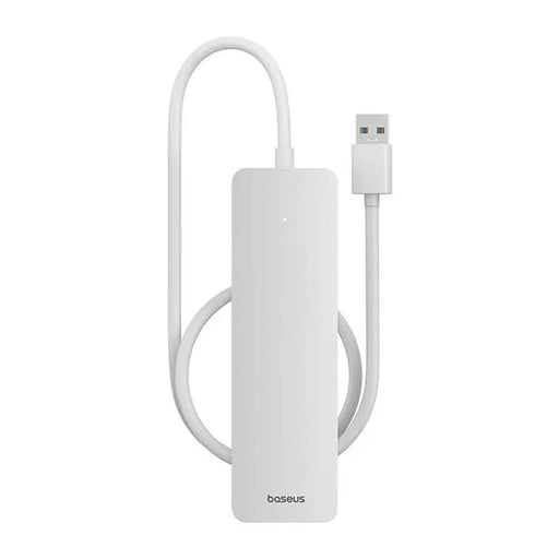 4в1 хъб Baseus UltraJoy Lite USB-A към USB 3.0 50cm бял