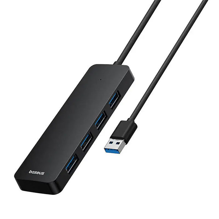 4в1 хъб Baseus UltraJoy Lite USB-A към 4х USB 3.0 1m черен