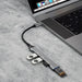 4в1 хъб Dudao USB-C към 4x USB-A (3 x USB2.0