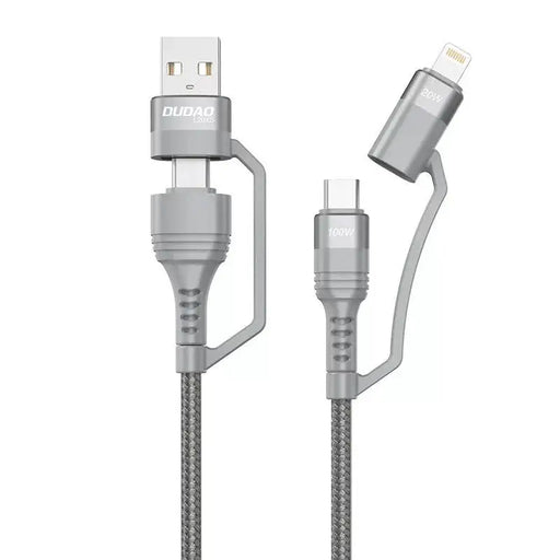 4в1 кабел Dudao L20xs USB към USB - C / Lightning
