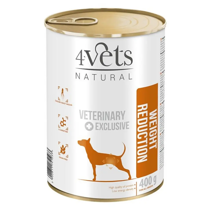 4VETS Natural Weight Reduction Dog - мокра храна за кучета