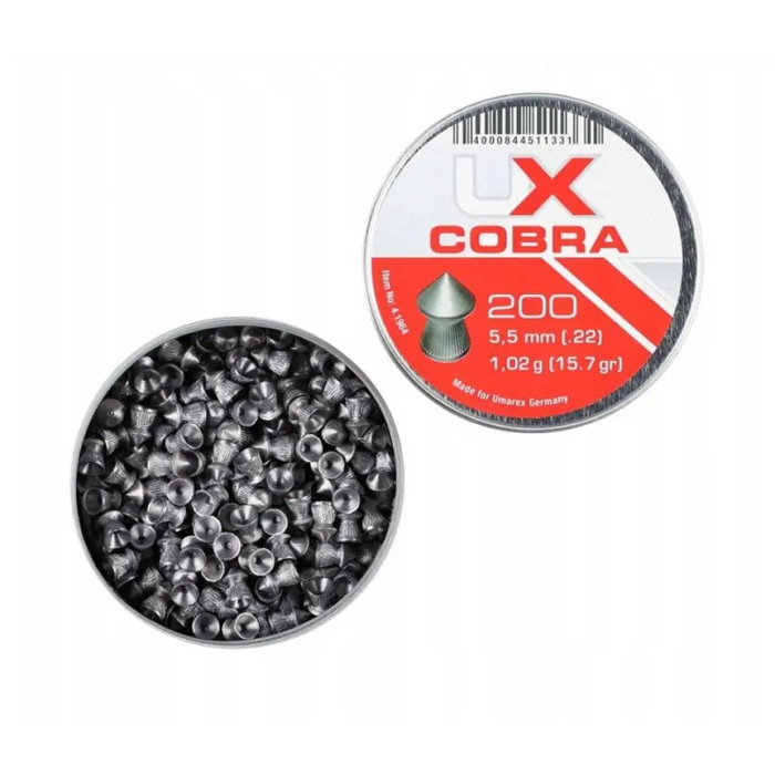 5.5 mm UMAREX COBRA шпицер молет. 200 бр.
