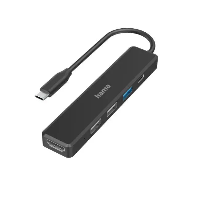5-портов хъб HAMA 200117 3 x USB-A 1 x USB-C 1 x