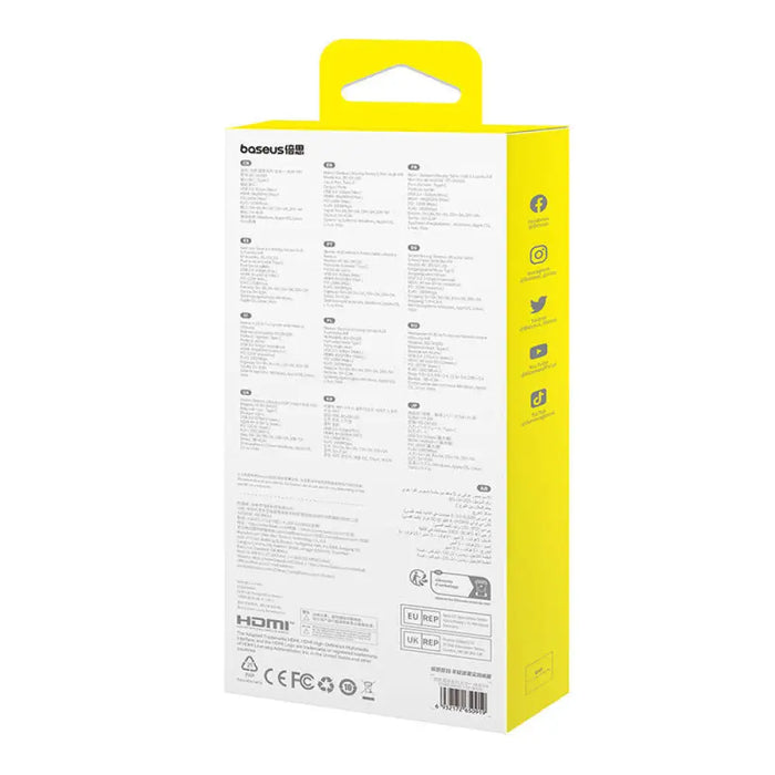 5-портов хъб AIR Baseus UltraJoy серия Type-C - HDMI