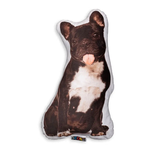 ДЕКОРАТИВНА ВЪЗГЛАВНИЦА DEON КУЧЕ ФРЕНСКИ БУЛДОГ 48Х28 СМ.