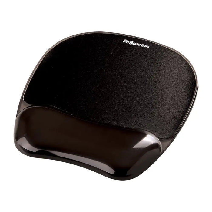 Гел за подложка за мишка и китка Fellowes CRYSTAL черен